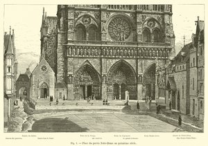 Praça de Nossa Senhora no século XV de French School