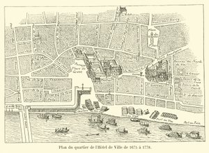 Mapa da área da Prefeitura de 1675 a 1778