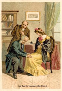 Poltergeists (espiritismo) (chromolitho) de French School