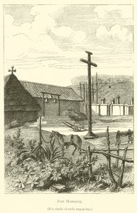 Port Monterey (gravura) de French School