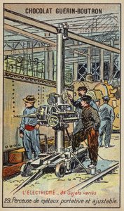 Berbequim metálico portátil e ajustável (chromolitho) de French School