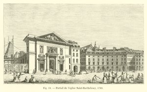 Portal da Igreja de Saint-Barthelemy, 1789 de French School