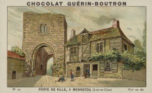 Porte de Ville, em Mennetou, Loir-et-Cher de French School