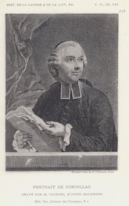 Retrato De Condillac (litho) de French School