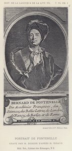 Retrato de Fontenelle (litho) de French School
