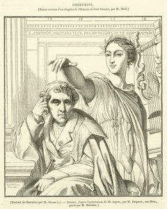 Retrato, de, cherubini de French School