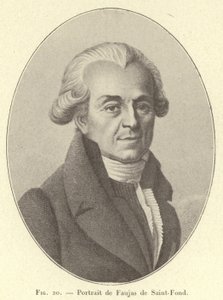 Retrato de Faujas de Saint-Fond (gravura) de French School