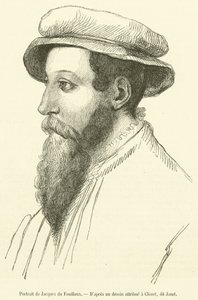 Retrato de Jacques du Fouilloux (gravura) de French School