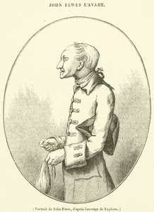 Retrato de John Elwes (gravura) de French School