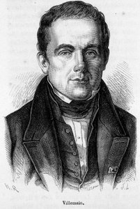 Retrato de Abel Francois Villemain, professor e político francês (1790 - 1867) de French School