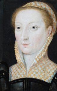 Retrato de Anne Stanhope, Duquesa de Somerset, c.1540 (óleo sobre painel) de French School