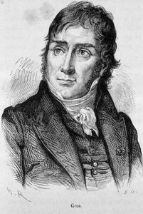 Retrato de Antoine Jean Gros (1771 - 1835), aluno de David e depois pintor oficial de Napoleão - em "L