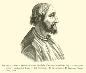 Retrato de Ariosto (gravura) de French School