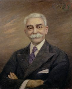 Retrato do Barão Pierre de Coubertin (1863-1937)