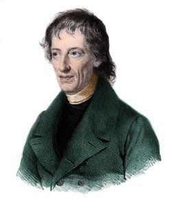 Retrato de Bernhard Placidus Johann Nepomuk Bolzano (1781-1848), matemático boêmio, lógico, filósofo, teólogo. de French School