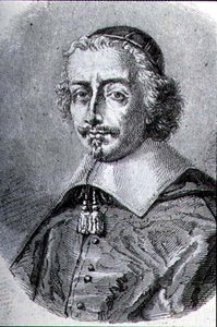 Retrato do Cardeal Mazarin (1602-61) (gravura) de French School