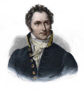 Retrato de Casimir Perier (1777-1832), estadista francês. in "LIBRE DES PERÉNERS" de Louis de Cormenin Timon. 1842. Coleção privada. de French School