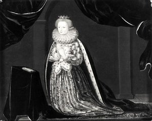 Retrato de Catarina de Cleves (1417-1779) Duquesa de Guise