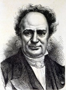 Retrato de Charles Frederic Kuhlmann (1803 - 1881) - em "Album of Science; ilustres estudiosos; Grandes Descobertas" 1896. de French School