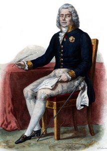 Retrato de Charles Maurice de Talleyrand Perigord (1754-1838), 1º Príncipe de Benevent, diplomata francês. de French School