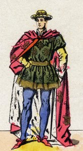 Retrato de Carlos VII (1403-1461) Rei de França. de French School