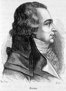 Retrato de Claude Basire ou Bazire (1764-1794), política francesa - em "L