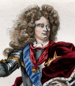 Retrato de Claude Louis Hector de Villars (1653-1734), marechal da França. de French School