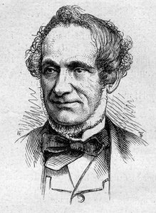 Retrato de Desejo Nisard (1806-1888), ensaísta e académico francês. Gravura em "Le Monde Illustré" n°883 de 14 de Março de 1874. de French School