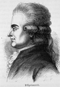 Retrato de Eprémesnil, magistrado e político francês (1746 - 1794) - em "L