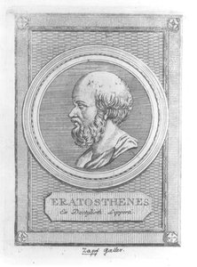 Retrato de Eratóstenes (c.284-192 aC) de French School
