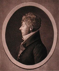Retrato de Etienne-Nicolas Mehul (1763-1817) gravado por Edme Quenedey (1756-1830) de French School