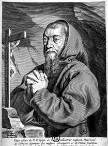 Retrato do Padre José (1577-1638), pregador dos Capuchinhos. de French School