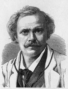 Retrato de Félix Nadar (1820 - 1910) - em "Álbum de Ciências; ilustres estudiosos; Grandes Descobertas" 1896. de French School