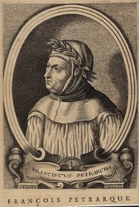 Retrato de francesco petrarca de French School