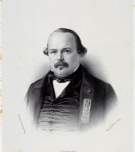 Retrato de François Auguste Perrinon (1812-1861), Martinica retrato de Gravura do século XIX Chartres, Musee des Beaux Arts de French School