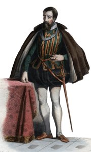 Retrato de Francois I de Lorraine (1519-1563), Duque de Guise, Duque de Aumale, soldado francês e político. de French School