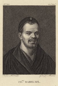 Retrato de Francois Rabelais de French School