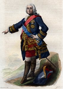 Retrato de François de Chevert (1695-1769), general francês. de French School