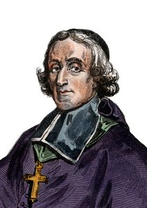 Retrato de François de Pons de Salignac de La Mothe Fenelon (1651-1715), arcebispo francês, teólogo, poeta e escritor. de French School