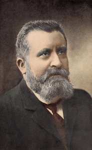 Retrato do político francês, Jean Jaures (1859-1914) de French School