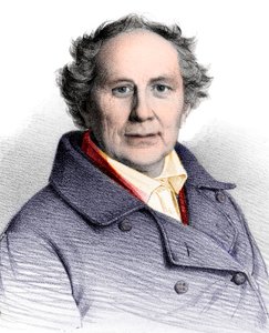 Retrato de Friedrich Wilhelm August Argelander (1799-1875), astrônomo alemão de French School