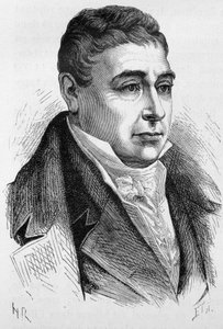 Retrato do General La Fayette (Lafayette) (1757 - 1834) - em "L