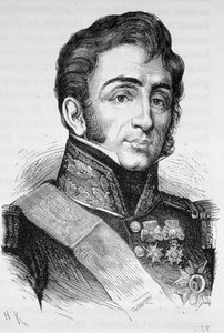 Retrato do General Lamarque (1770 - 1832) - em "L
