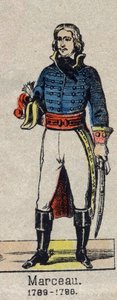 Retrato do General Marceau (1769-1796). de French School