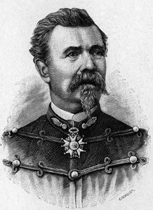 Retrato do General de Reffye - in "Album of Science; Ilustres cientistas; Grandes descobertas" 1896. de French School