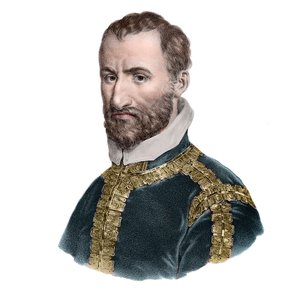 Retrato de Giovanni Pierluigi da Palestrina (1525-1594), compositor italiano. de French School