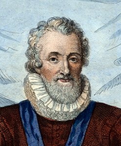 Retrato de Henrique IV (1553-1610), rei da França. de French School