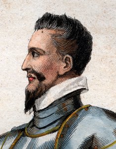 Retrato de Henrique I, duque de Guise (1550-1588) chamado de cicatriz. de French School
