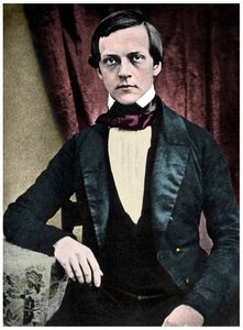 Retrato de Hermann von Helmholtz (1821-1894). Físico, anatomista e fisiologista alemão. de French School