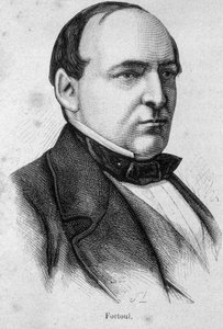 Retrato de Hippolyte Fortoul, escritor e ministro francês (1811-1856) - em "L